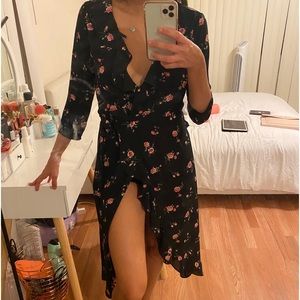 Forever 21 Floral Wrap Dress